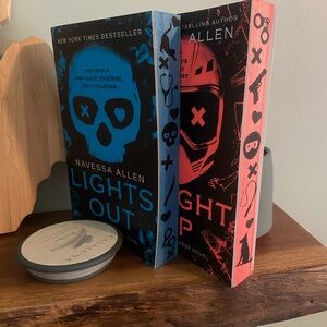 Lights Out /Caught Up - Navessa Allen. Cuatom sprayed edges.